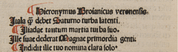 banner image
Colophon to Flavio Biondo, Roma instaurata (Verona, 1582)